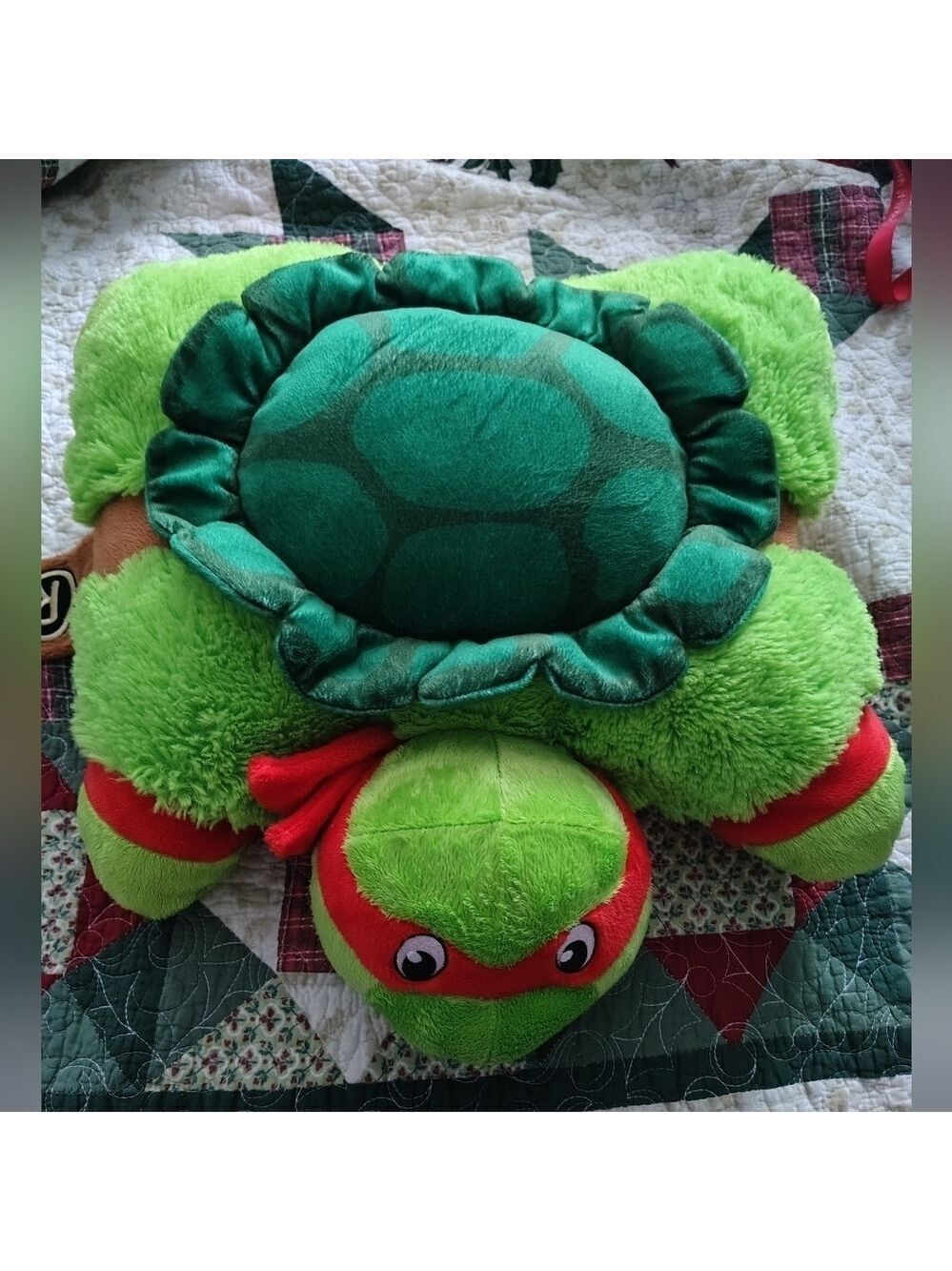 Pillow Pets Nickelodeon TMNT Raphael Stuffed Animal Plush Toy